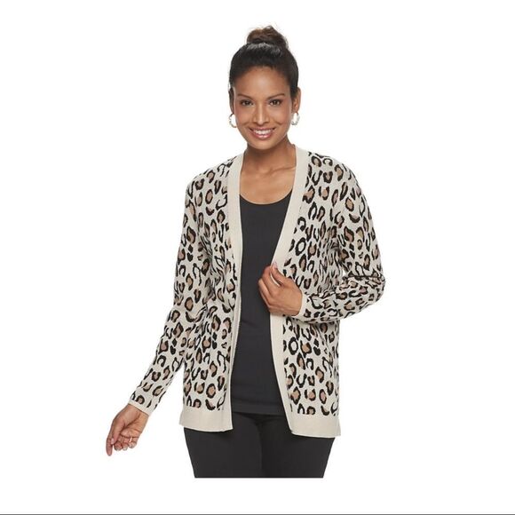 ✨ Croft & Barrow® Essential Open-Front Cardigan✨ - Picture 1 of 6
